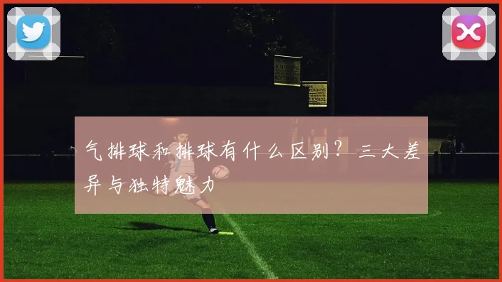 气排球和排球有什么区别？三大差异与独特魅力